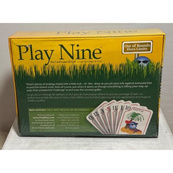 Play Nine Golf Themed Card Game Strategy & Fun NEW - Picture 2 of 5